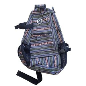 Aurorae Cross body Sling Backpack Multicolored Yoga Bag Sling Gym Workout Canvas